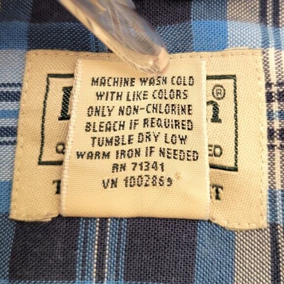 LL Bean Button Down Shirt Men's XXL TALL Short Sleeve Traditional Fit Lot of 5 - Picture 16 of 16